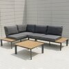 Zestaw mebli ogrodowych PATIO Wendy 47525 Antracytowo-brązowy Kolor Antracytowo-brązowy