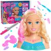Lalka Barbie Głowa do stylizacji Dreamtopia Syrenka 62625 Załączone wyposażenie Kryształki do włosów
