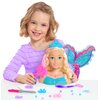Lalka Barbie Głowa do stylizacji Dreamtopia Syrenka 62625 Załączone wyposażenie Lokówka