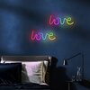 Neon LED FOREVER LIGHT Love FLRN01 RGB Wielokolorowy Kształt Love