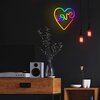 Neon LED FOREVER LIGHT Love w sercu FLRN02 RGB Wielokolorowy Kształt Serce Love