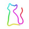 Neon LED FOREVER LIGHT Kot FLRN03 RGB Wielokolorowy