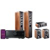 Kino domowe YAMAHA RX-V4A + INDIANA LINE Nota 550 + 740 + 240 Orzech