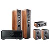 Kino domowe YAMAHA RX-V4A + INDIANA LINE Nota 550 + 740 + 240 Orzech Typ kina domowego Komponentowe