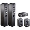 Kino domowe YAMAHA RX-V4A + INDIANA LINE Nota 550 + 740 + 240 Czarny Liczba kanałów 5.2
