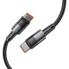 Kabel USB-C - USB-C TECH-PROTECT UltraBoost PD100W/5A 0.25m Szary Rodzaj Kabel