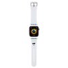 Pasek KARL LAGERFELD 3D Rubber Choupette do Apple Watch (42/44/45/49mm) Biały