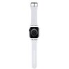 Pasek KARL LAGERFELD 3D Rubber Karl Head do Apple Watch (42/44/45/49mm) Biały Kolor Biały