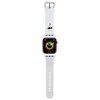 Pasek KARL LAGERFELD 3D Rubber Choupette do Apple Watch (38/40/41mm) Biały