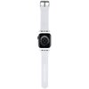 Pasek KARL LAGERFELD 3D Rubber Karl Head do Apple Watch (38/40/41mm) Biały Kolor Biały