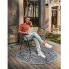 Dywan wewnętrzny MULTIDECOR Clyde Orient 120 cm Szary Materiał Polipropylen