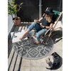 Dywan wewnętrzny MULTIDECOR Clyde Orient 120 cm Szary Kolor Szary