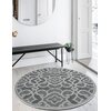 Dywan wewnętrzny MULTIDECOR Clyde Orient 120 cm Szary Kształt Okrągły