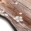 Ociekacz MULTIDECOR Flowers & Wood Brązowy 38 x 75 cm Antypoślizgowa Tak