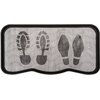 Ociekacz MULTIDECOR Footprints Szary 38 x 75 cm