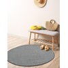 Dywan wewnętrzny MULTIDECOR Clyde 120 cm Szary Kształt Okrągły