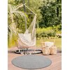 Dywan wewnętrzny MULTIDECOR Clyde 120 cm Szary Przeznaczenie Na zewnętrz