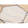 Ociekacz MULTIDECOR Hexagon Stones Wielokolorowy 38 x 75 cm Materiał Polipropylen
