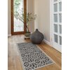Dywan MULTIDECOR 505956 80x150cm Orient Szaro-biały Typ Sznurkowy