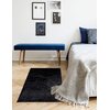 Dywan MULTIDECOR Glamour 3D 507332 80x150cm Fale Czarny Przeznaczenie Do salonu