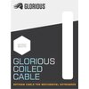Kabel GLORIOUS PC Coiled Cable Biały Rodzaj Kabel