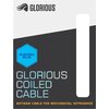 Kabel GLORIOUS PC Coiled Cable Błękitny Rodzaj Kabel