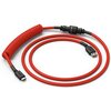Kabel GLORIOUS PC Coiled Cable Czerwony Kompatybilność Uniwersalny