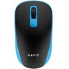 Mysz HAVIT MS626GT Czarno-niebieski Interfejs 2.4 GHz