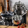 Zestaw garnków KLAUSBERG KB-7698 (12 elementów) Przeznaczenie Kuchnie ceramiczne
