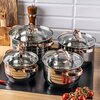Zestaw garnków KLAUSBERG KB-7699 (8 elementów) Przeznaczenie Kuchnie ceramiczne