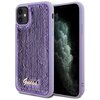 Etui GUESS Sequin Script Metal do Apple iPhone 11/Xr Fioletowy