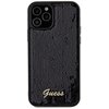 Etui GUESS Sequin Script Metal do Apple iPhone 12/12 Pro Czarny Model telefonu iPhone 12