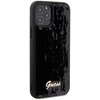 Etui GUESS Sequin Script Metal do Apple iPhone 12/12 Pro Czarny Model telefonu iPhone 12 Pro