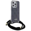 Etui GUESS Crossbody Cord 4G Print do Apple iPhone 15 Pro Czarny Model telefonu iPhone 15 Pro
