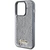Srebrne etui na telefon z dużym wycięciem na aparat, przeznaczone do modelu Apple iPhone 14 Pro Max. Wnętrze etui ma gładką powierzchnię z delikatnym wzorem na krawędziach.