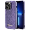 Etui GUESS Sequin Script Metal do Apple iPhone 14 Pro Max Fioletowy