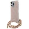Etui GUESS Crossbody Cord 4G Print do Apple iPhone 15 Pro Max Różowy