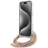 Etui GUESS Crossbody Cord 4G Print do Apple iPhone 15 Pro Max Różowy Kompatybilność Apple iPhone 15 Pro Max