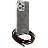 Etui GUESS Crossbody Cord 4G Print do Apple iPhone 15 Pro Max Brązowy Model telefonu iPhone 15 Pro Max