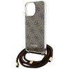 Etui GUESS Crossbody Cord 4G Print do Apple iPhone 15 Pro Max Brązowy Dominujący kolor Brązowy