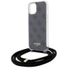 Etui GUESS Crossbody Cord 4G Print do Apple iPhone 15 Czarny Typ Etui nakładka