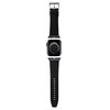 Pasek KARL LAGERFELD Saffiano Monogram do Apple Watch 38/40/41mm Czarny Materiał Skóra ekologiczna