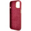 Etui GUESS Silicone Script Metal Logo & Frame do Apple iPhone 15 Czerwony Gwarancja 24 miesiące