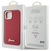 Etui GUESS Silicone Script Metal Logo & Frame do Apple iPhone 15 Czerwony Marka telefonu Apple