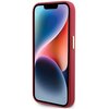 Etui GUESS Silicone Script Metal Logo & Frame do Apple iPhone 15 Pro Czerwony Dominujący kolor Czerwony