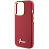Etui GUESS Silicone Script Metal Logo & Frame do Apple iPhone 15 Pro Czerwony Typ Etui nakładka