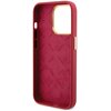 Etui GUESS Silicone Script Metal Logo & Frame do Apple iPhone 15 Pro Czerwony Gwarancja 24 miesiące