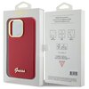 Etui GUESS Silicone Script Metal Logo & Frame do Apple iPhone 15 Pro Czerwony Marka telefonu Apple