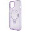 Etui GUESS Ring Stand Script Glitter MagSafe do Apple iPhone 15 Plus Fioletowy Typ Etui z podstawką