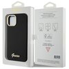 Etui GUESS Silicone Script Metal Logo & Frame do Apple iPhone 15 Czarny Marka telefonu Apple